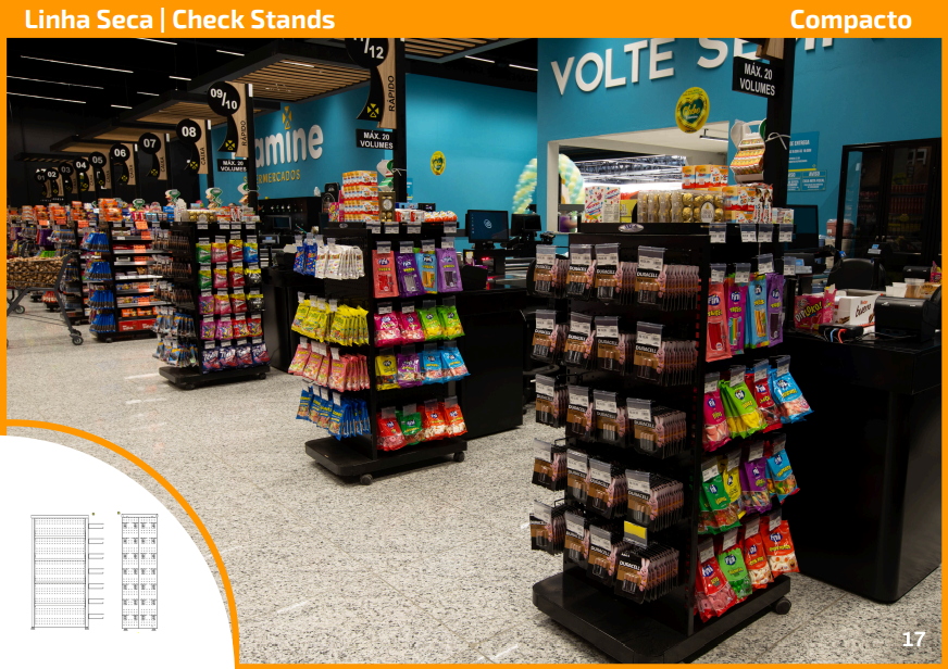 Check stands - Modelo Compacto